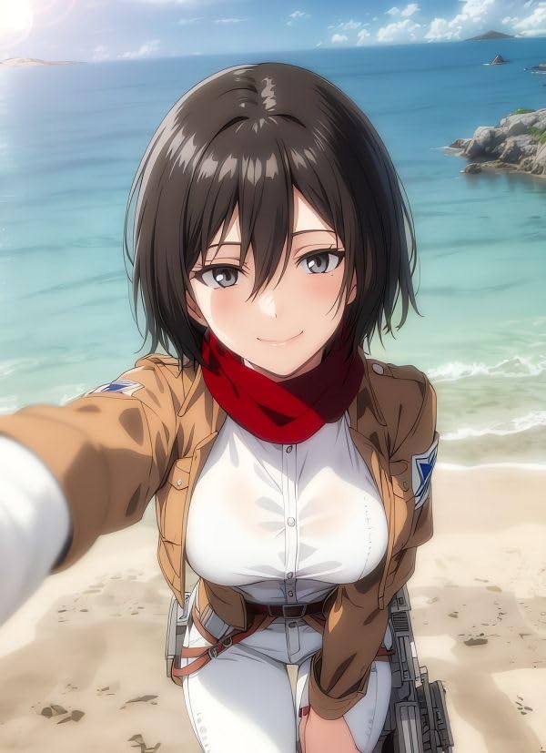 Mikasa Anime by Enigma Costume Wigs