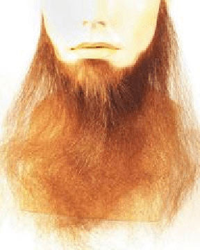 16" Full Face Human Hair Beard Duck Dynasty Biker
