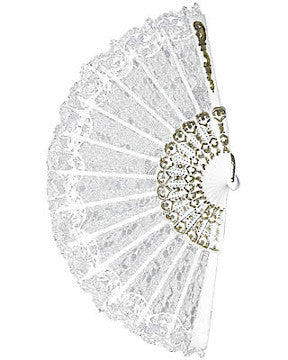 Fan White Lace