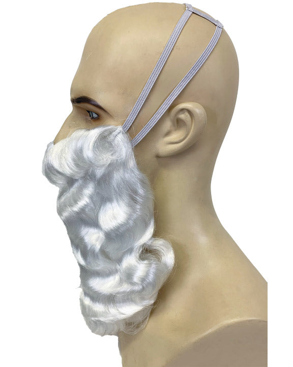 Santa Wavy Beard and Mustache Set
