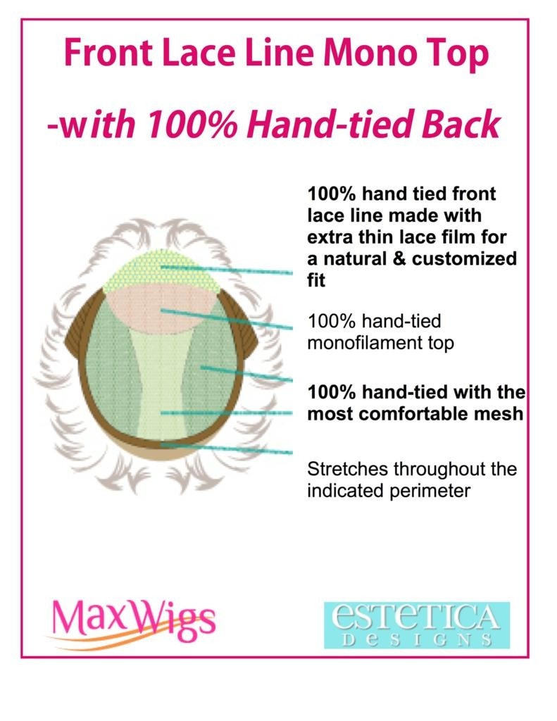 Estetica Designs Nicole - Front Lace Line - MaxWigs