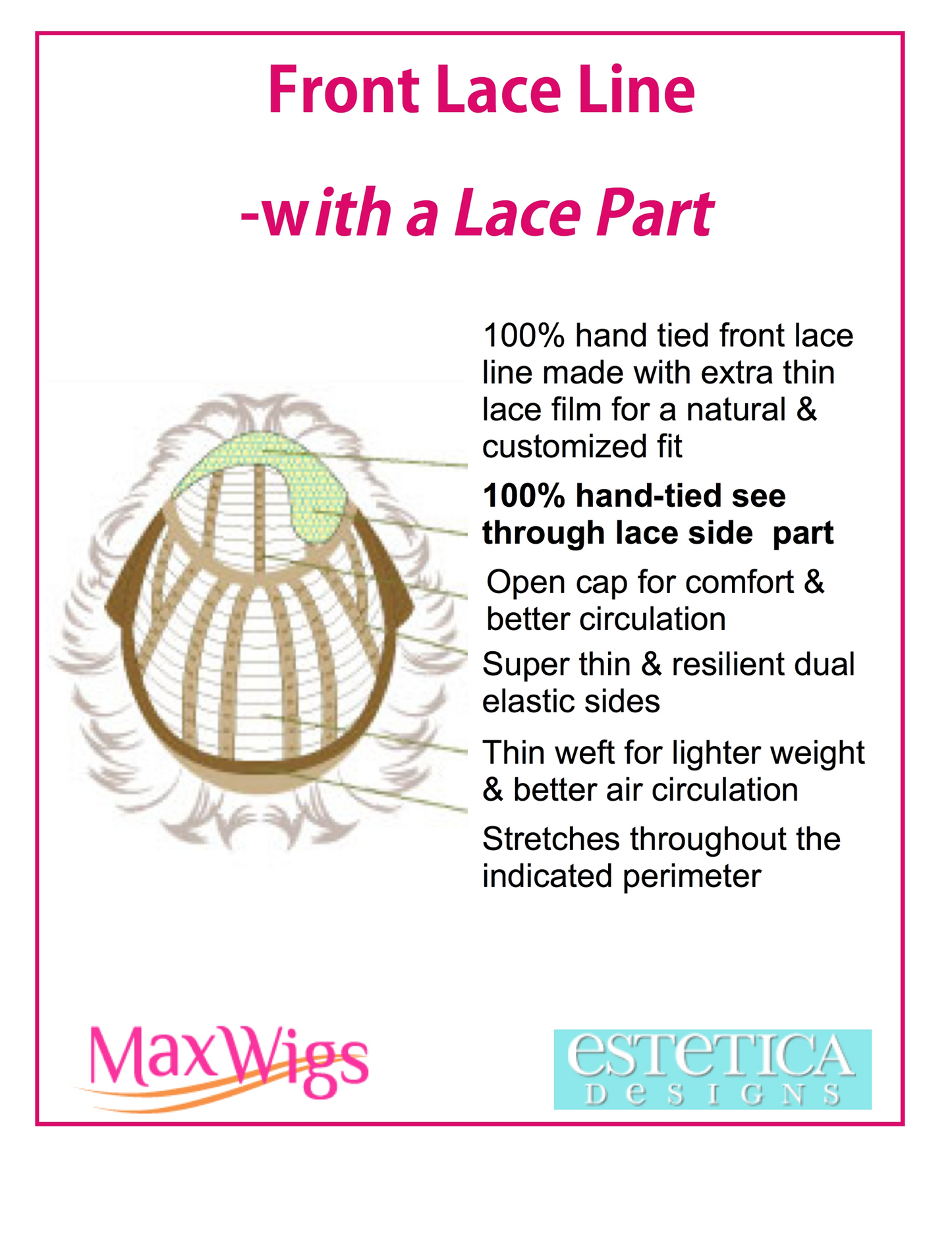 Harper - Lace Front with Lace Part