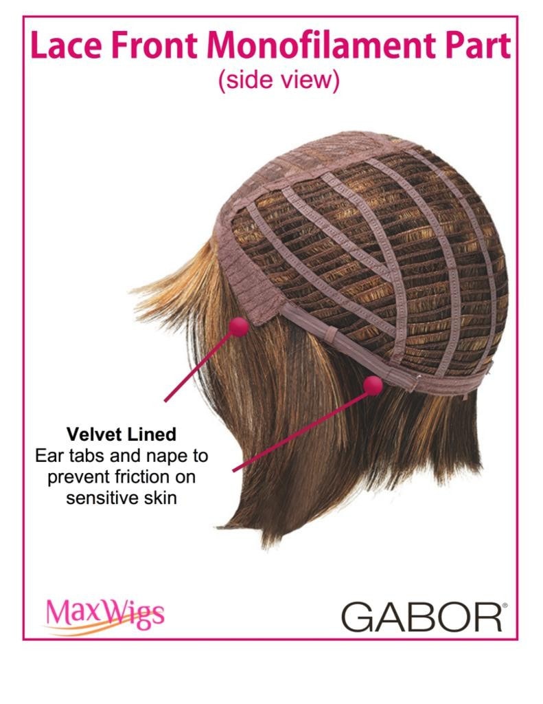 Eva Gabor Socialite - Curly Lace Front Monofilament - MaxWigs