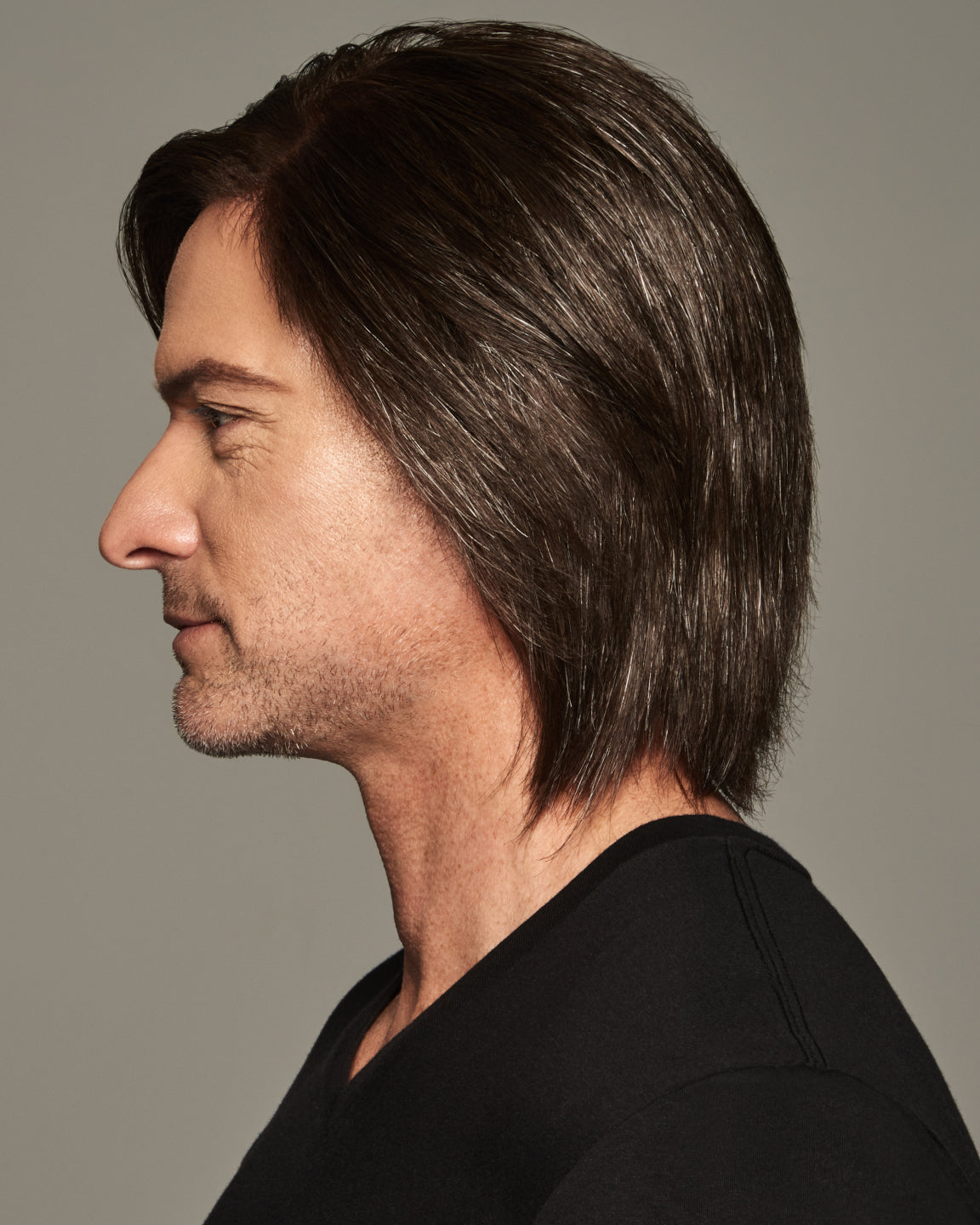 Sharp Men's Wig