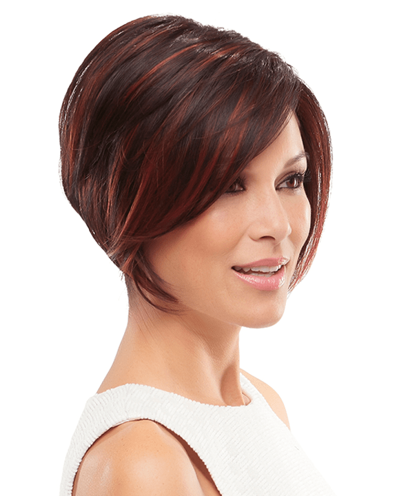 Jon Renau Ignite - Heat Resistant Angled Cut Sleek Bob Lace Front SmartLace - MaxWigs