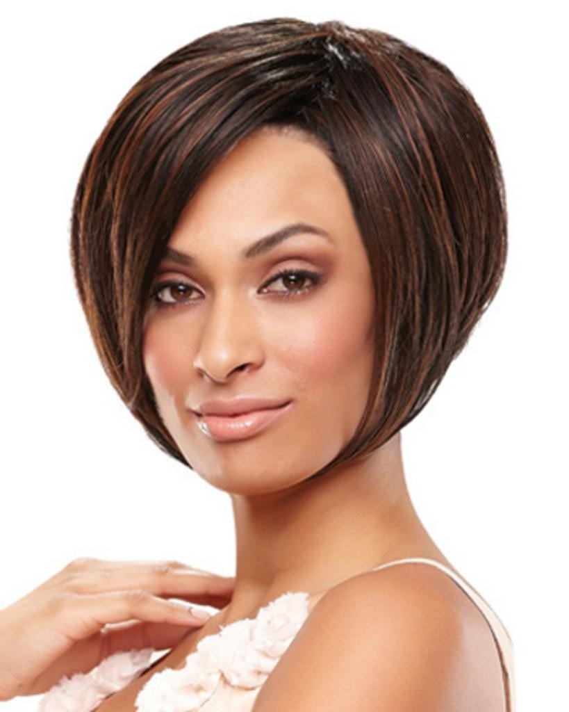 Ignite - Heat Resistant Angled Cut Sleek Bob Lace Front SmartLace by Jon Renau Wigs