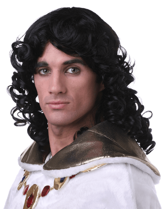 Sepia King Charles - MaxWigs, Costume wig, theatre wig, theater wig, mens costume wig, cosplay wig, mens cosplay wig ,17th century wig, barrister wig, colonial wig, judge wig