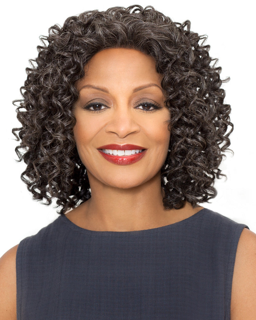 Kerry Foxy Silver Synthetic Lace Front Wig