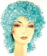 Discount Version Long and Curly Clown Wig