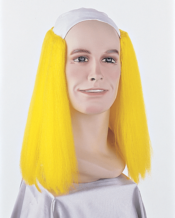 Sepia Long Bald Clown - MaxWigs