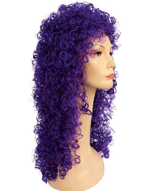 Plabo XL Long Thick Curly Clown Wig