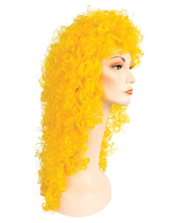 Plabo XL Long Thick Curly Clown Wig