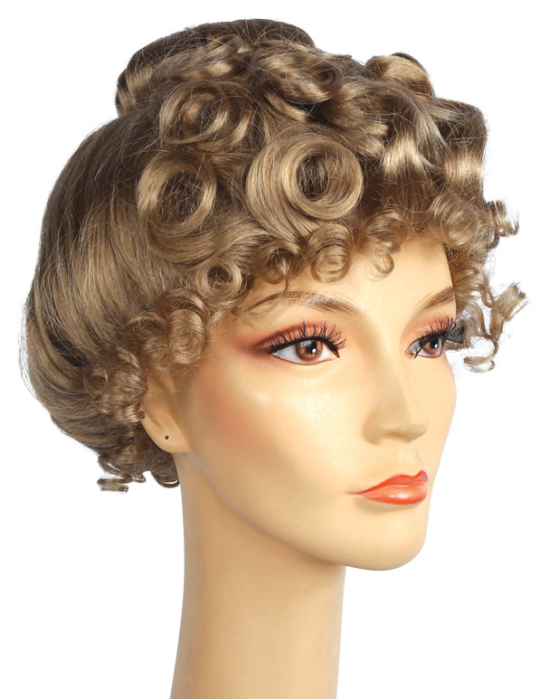 Mrs. Santa Deluxe Gibson Girl Upsweep Wig