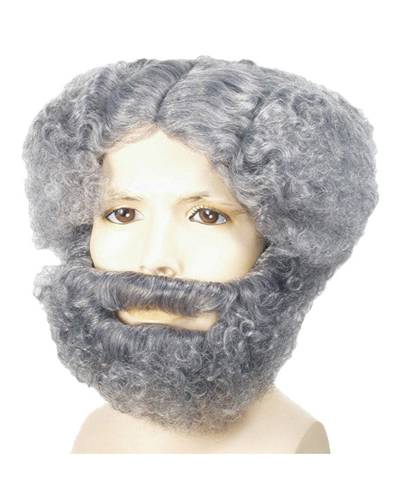 Mad Scientist Wig and Beard Set