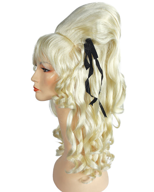 60s Vamp Beehive with Bows Wig