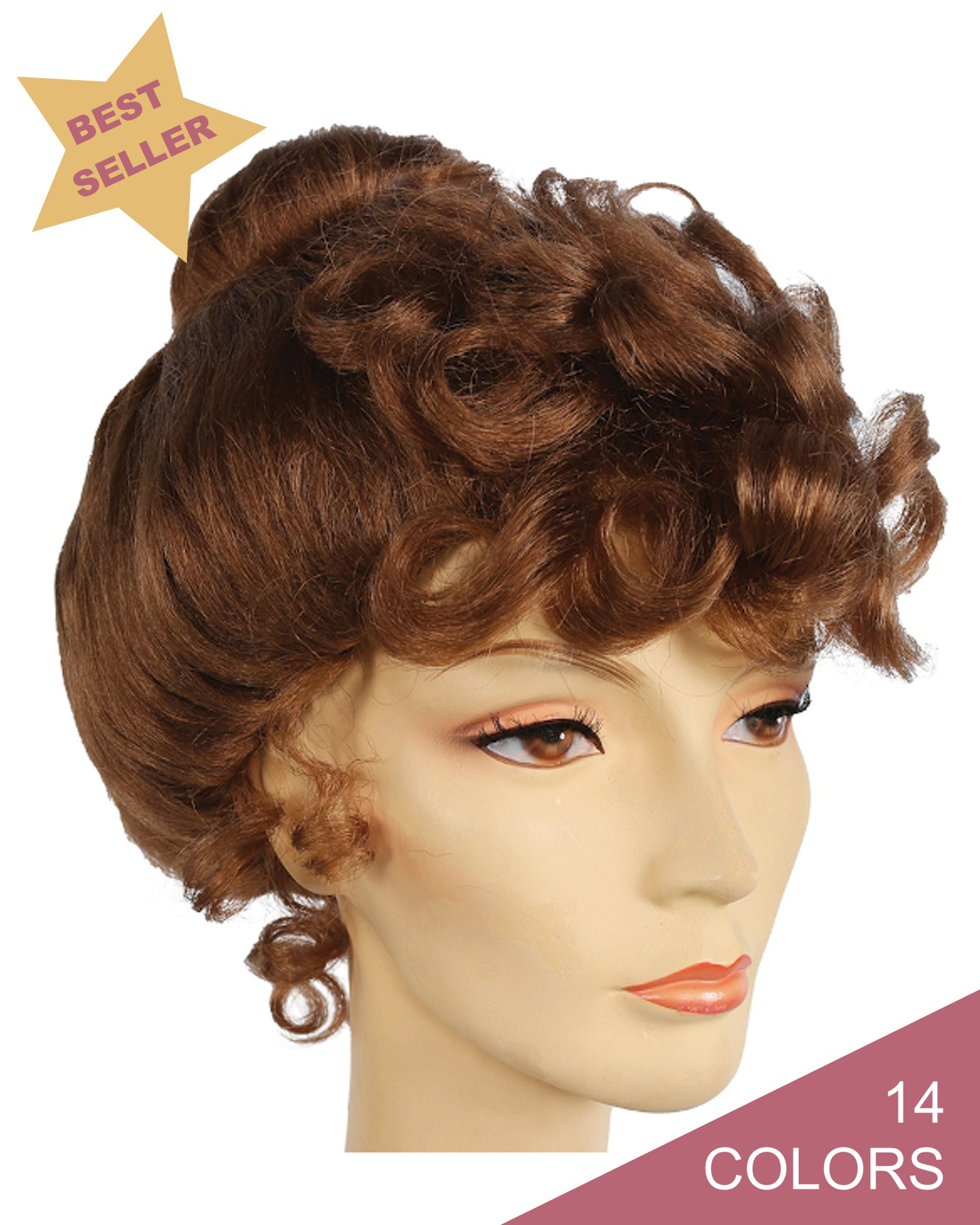 Standard Gibson Girl Upsweep Wig