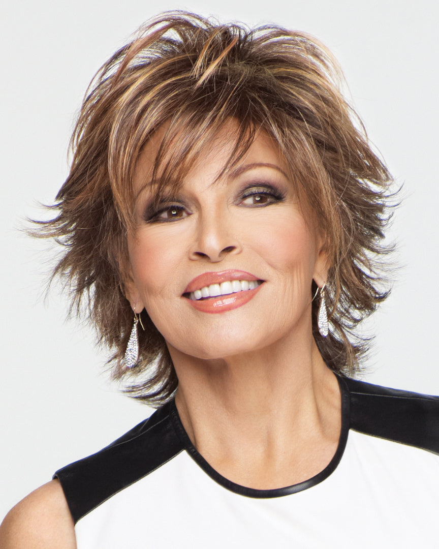Raquel Welch Wig, Mono Top Wig, Short Layered Wig