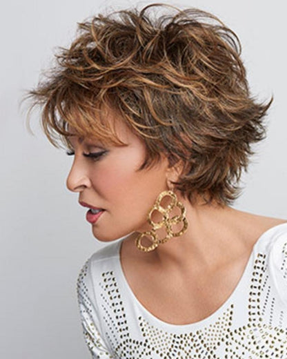 Raquel Welch Voltage Large - Wispy Bang Short Tousled - MaxWigs