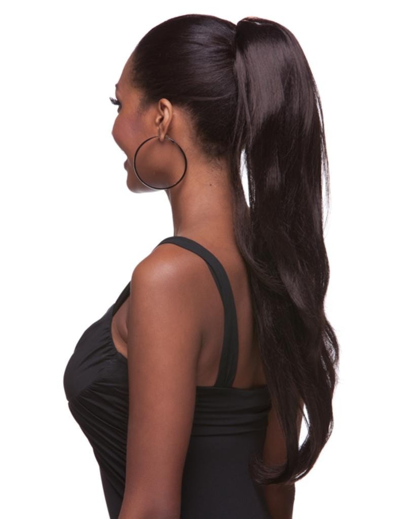 Sepia HP SLW - Long Straight Drawstring Ponytail - MaxWigs
