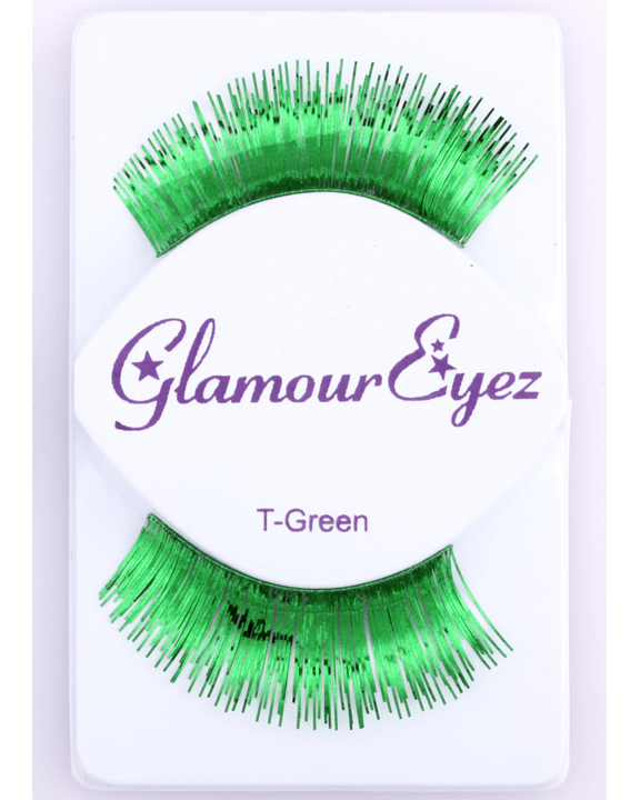 Sepia Metallic Green Eyelash - MaxWigs