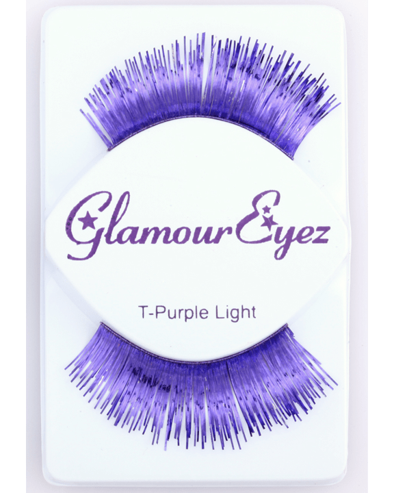 Sepia Metallic Purple Light Eyelash - MaxWigs