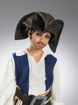 Morris Jack Sparrow Pirate Hat Child - MaxWigs