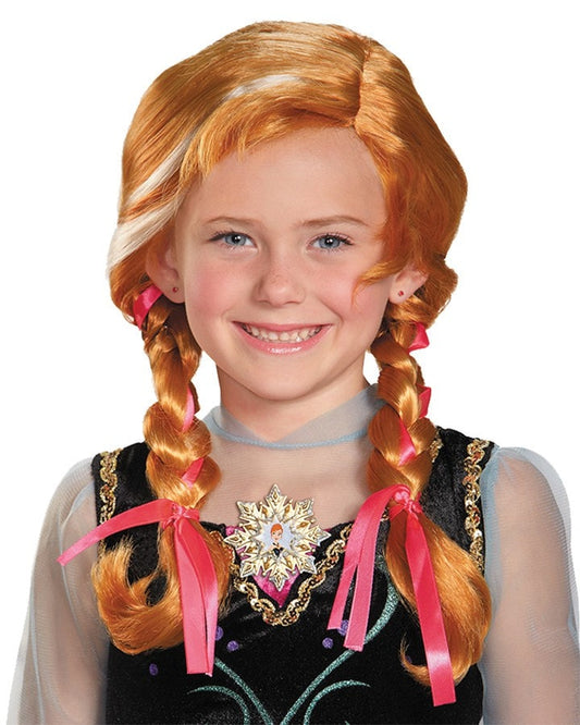 Morris Frozen Anna Child Wig - MaxWigs, wigs for children, children’s wigs, childrens wigs, wigs for young adults, wigs for teens, costume wigs for kids, costume wigs for children, kids costume wigs, kid’s costume wigs, children’s costume wigs, children’s costume wigs