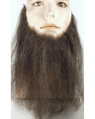 Lacey Costume 10" Long Human Hair Full Face Beard Duck Dynasty - MaxWigs
