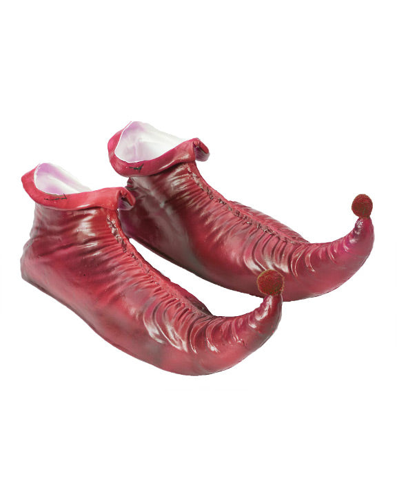 Pointed Toe Elf Shoes Red