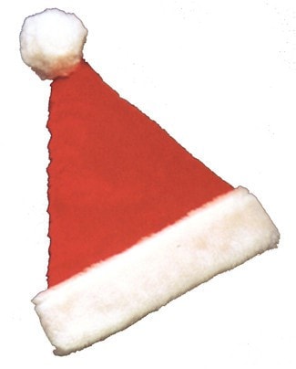 Morris Santa Hat Deluxe Plush - MaxWigs
