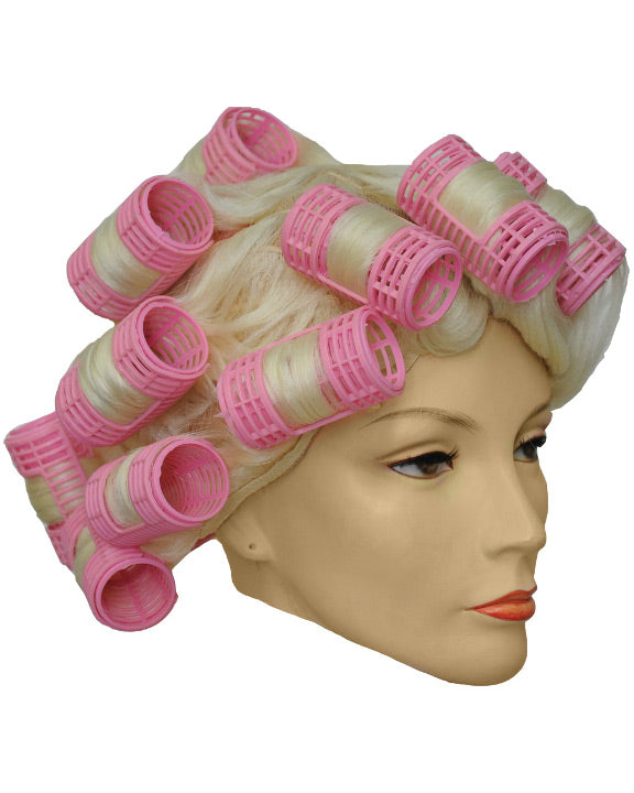 1960s Curlers in Hair Wig