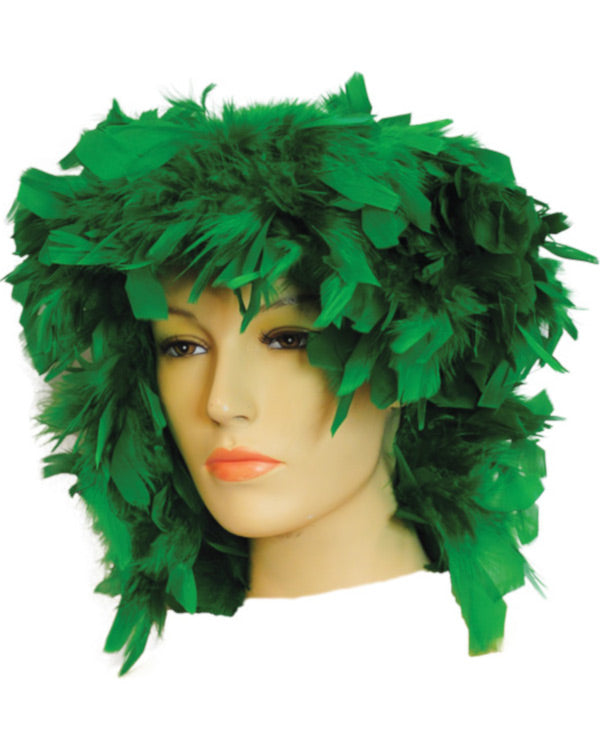 Feather Clown Showgirl Wig