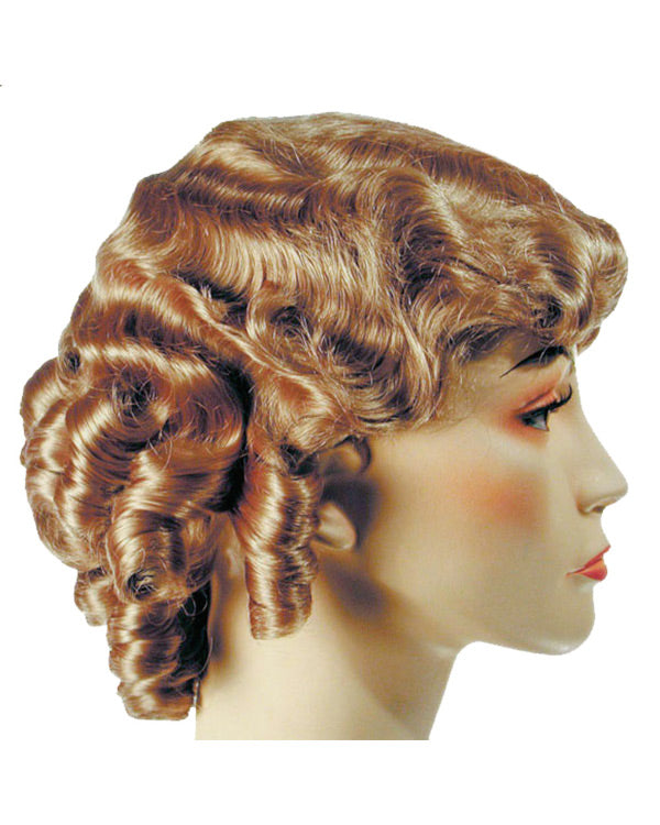 1930s Fingerwave Fluff Long Wig