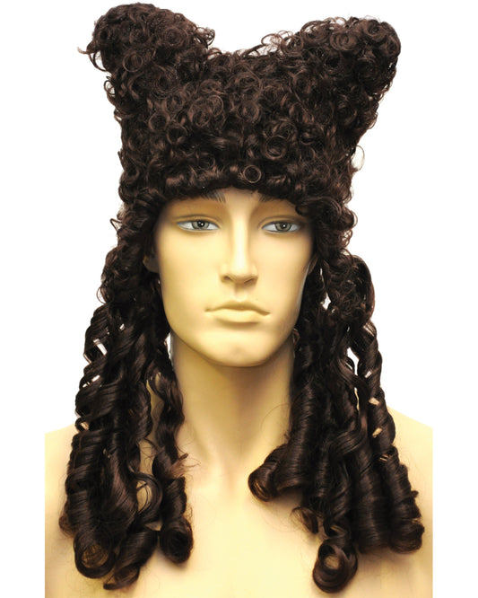 Costume wig, theatre wig, theater wig, mens costume wig, cosplay wig, mens cosplay wig ,17th century wig, barrister wig, colonial wig, judge wig