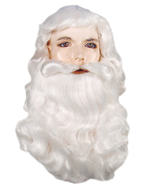 costume santa wig, santa beard, santa wig, santa mustache, santa eyebrows, christmas wigs, st. nicholas wig, st nicholas beard, santa beard set, wig and beard for santa