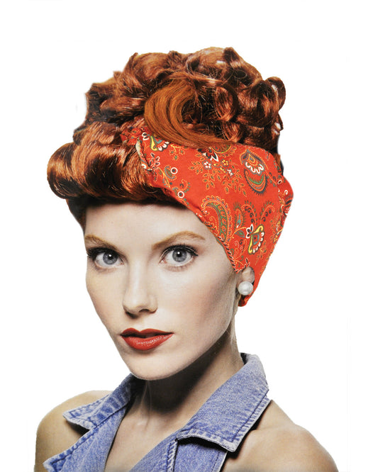 Riveter Red Wig