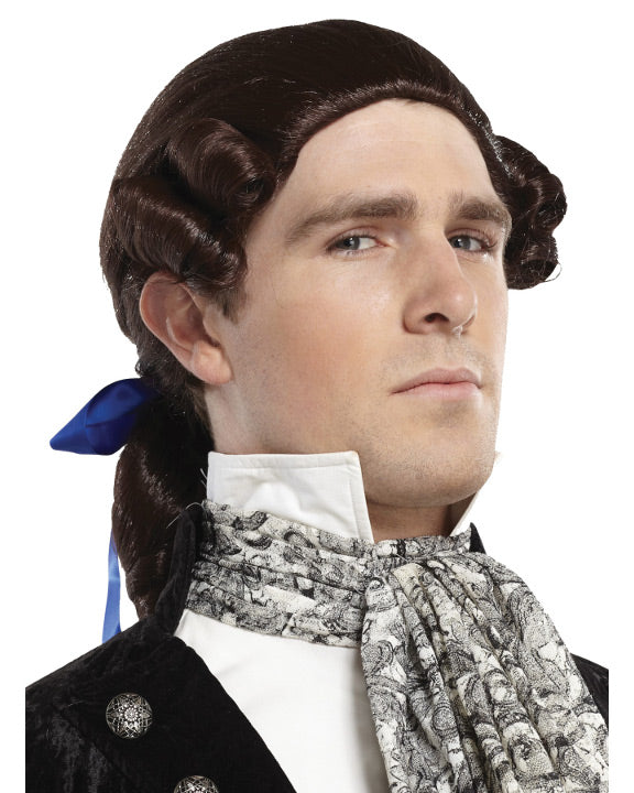 Costume wig, theatre wig, theater wig, mens costume wig, cosplay wig, mens cosplay wig ,17th century wig, barrister wig, colonial wig, judge wig