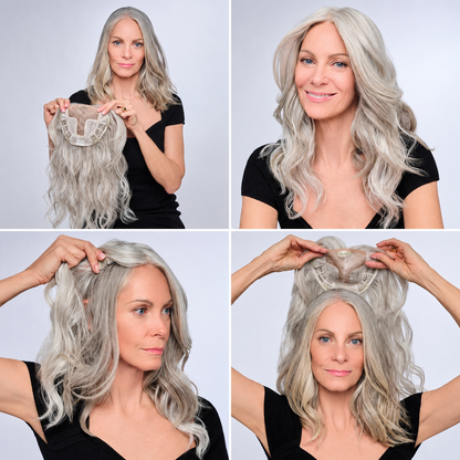 16" Au Naturel Waves Topper Topper by HairDo