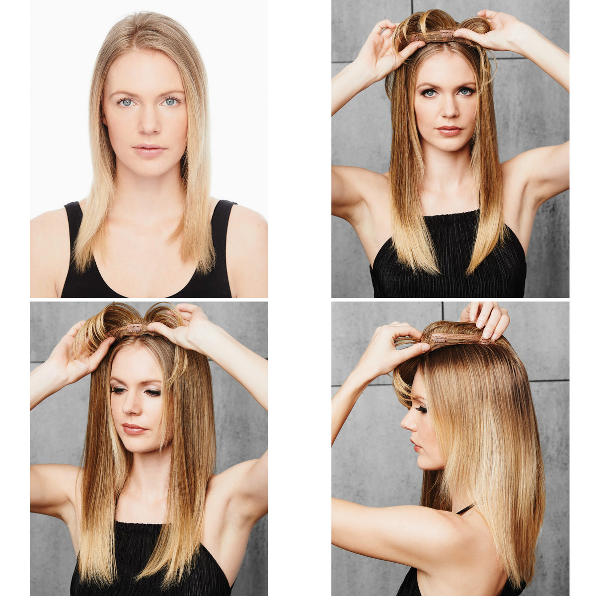 Fringe Top of Head Hairpiece by HairDo