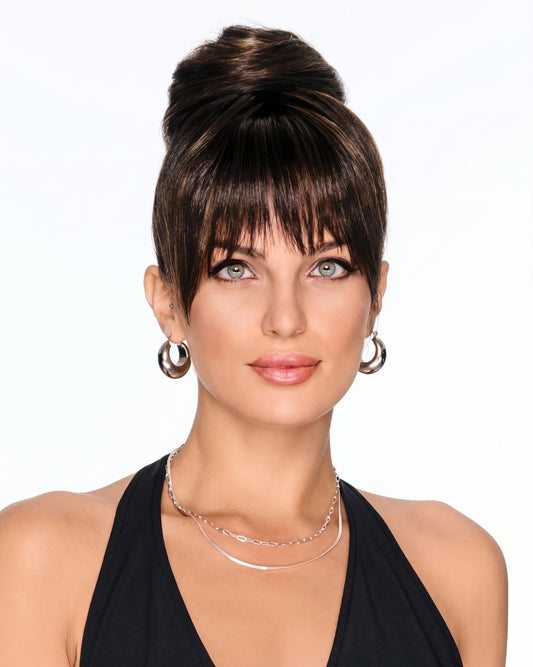 Trendy Fringe & Bun Bangs by HairDo