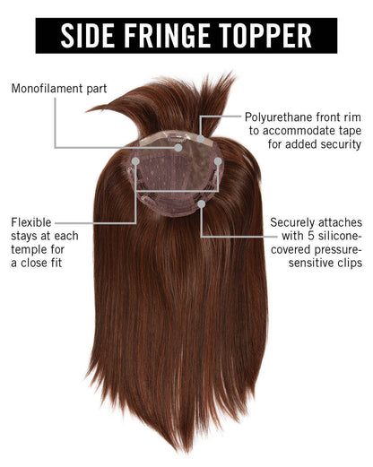 Side Fringe Topper Hairpiece by HairDo