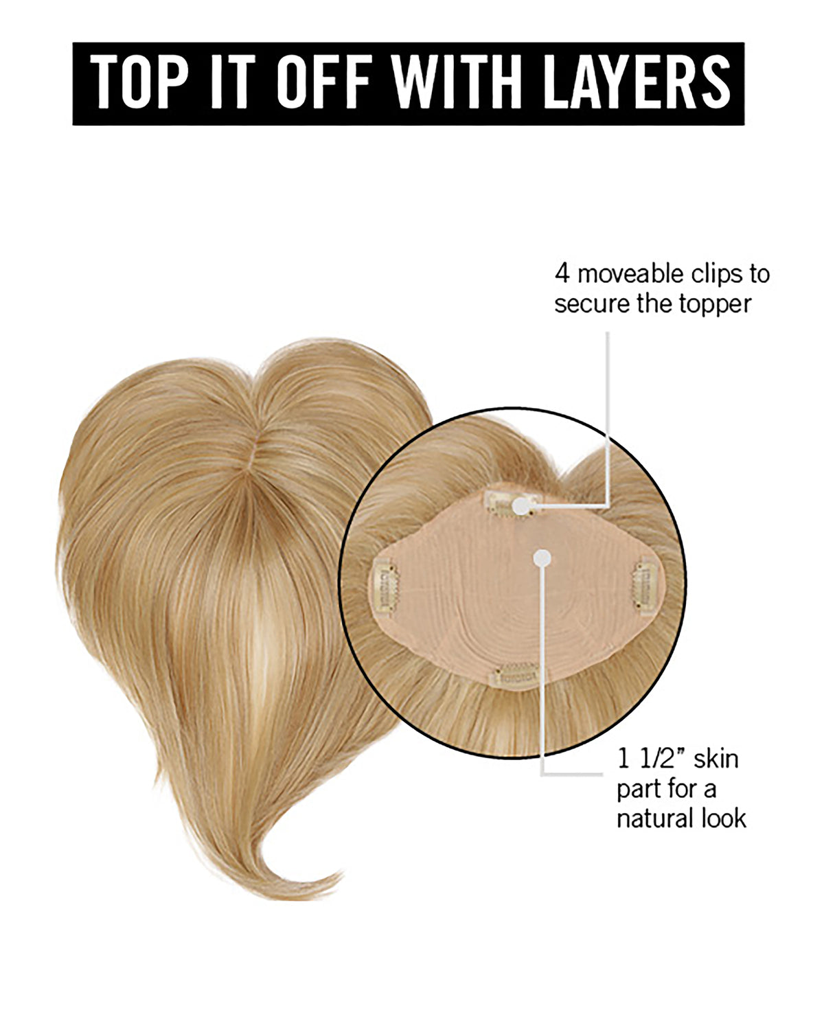 Top It Off With Layers Hairpiece by HairDo