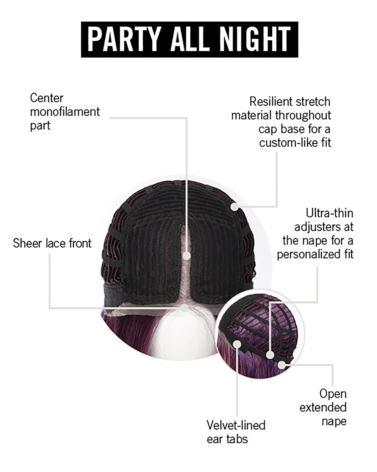Party All Night Wig by HairDo