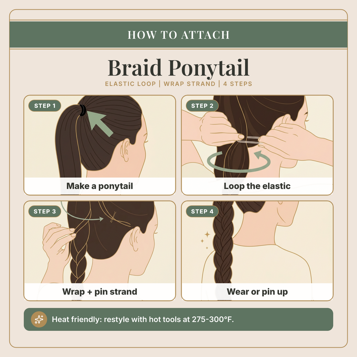 26" Braid Me Up Ponytail Ponytail by HairDo
