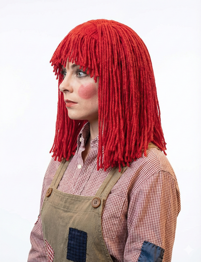 Raggedy Cleo in Red Yarn