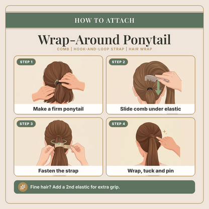 25" Straight Ponytail Ponytail by HairDo