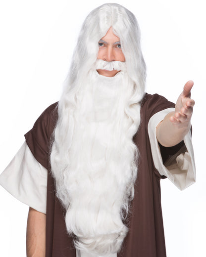 Wizard Wig & Beard Set