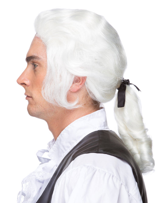 Costume wig, theatre wig, theater wig, mens costume wig, cosplay wig, mens cosplay wig ,17th century wig, barrister wig, colonial wig, judge wig