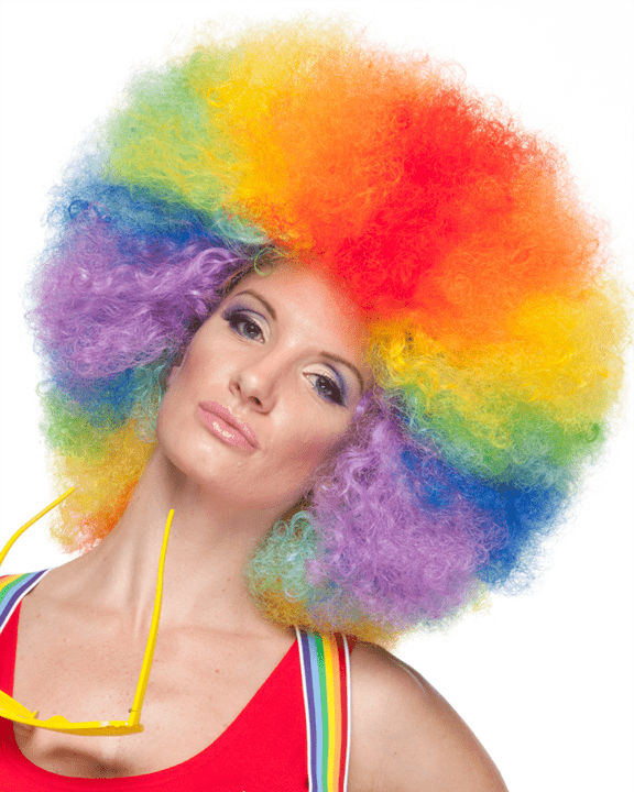 Sepia Jumbo Clown - MaxWigs