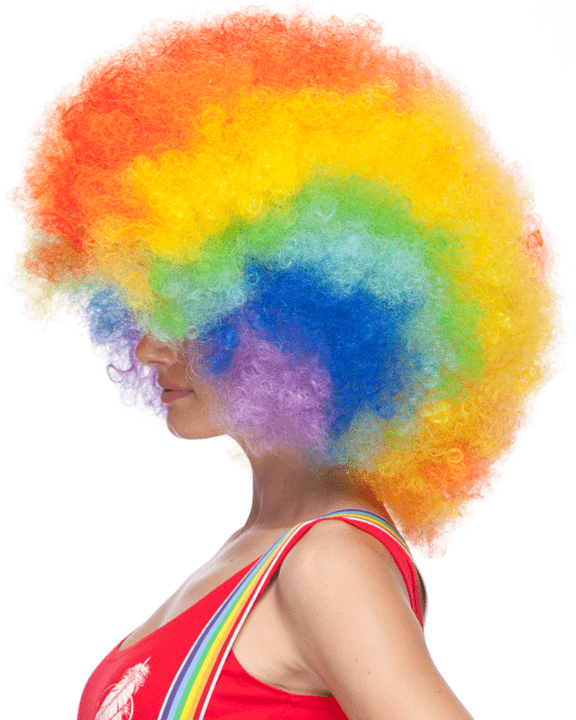 Sepia Jumbo Clown - MaxWigs